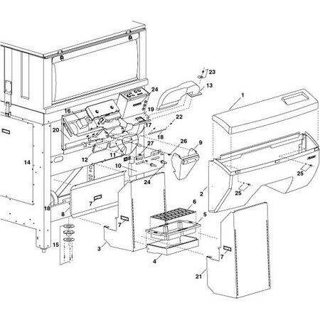 Follett Hardware, Mounting Air D Uct 00111070